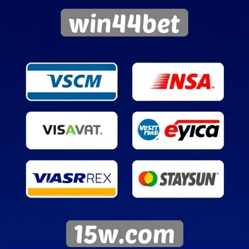Métodos de pagamento disponíveis na win44bet