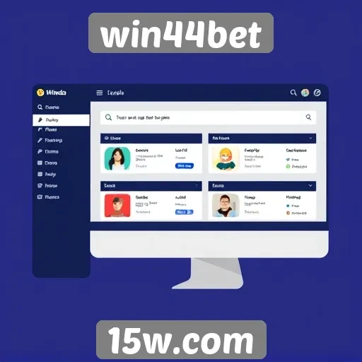Interface e experiência do usuário no win44bet