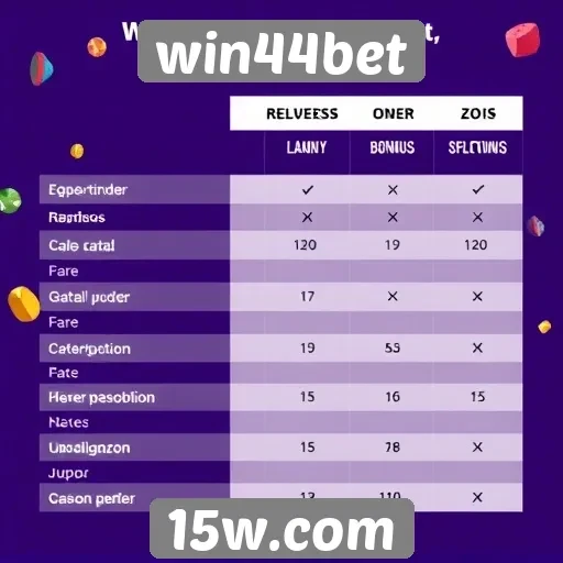 Comparação do win44bet com outras plataformas de jogos